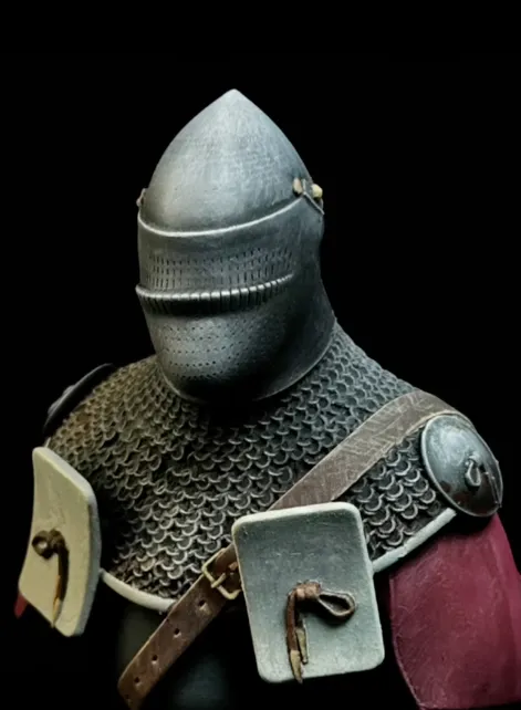Buste Homme d'arme XIVe